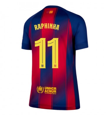 Lacne Ženy Futbalové dres Barcelona Raphinha Belloli #11 2025-26 Krátky Rukáv - Domáci